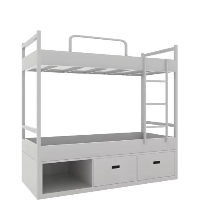 Double-decker steel bed